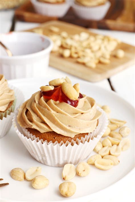 Peanut Butter And Jelly Cupcakes Vegan Gluten Free Fablunch
