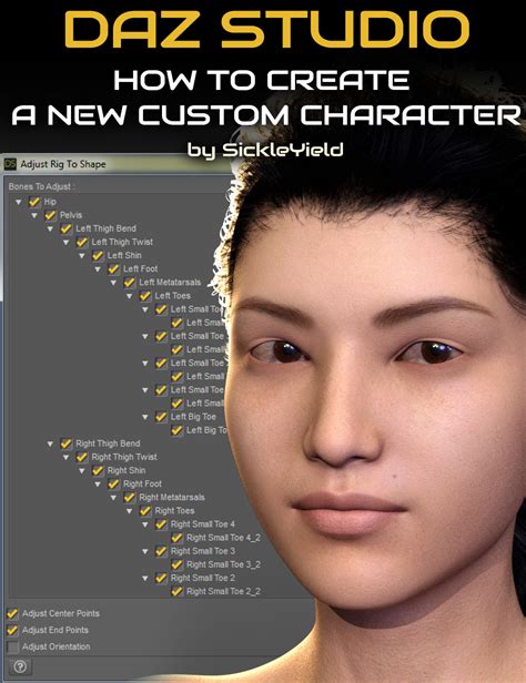 How To Create A New Custom Daz Studio Character Daz 3d