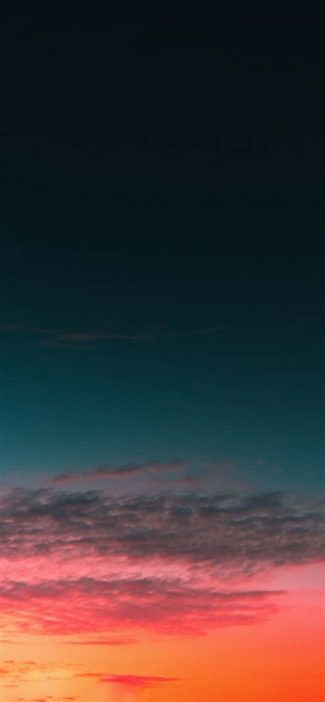 Sunset Sky Clouds Iphone Wallpaper