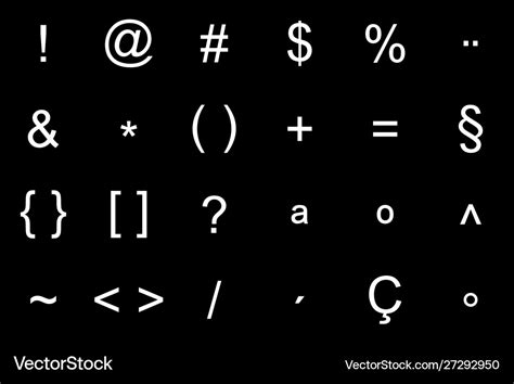 Names Of All Keyboard Symbols