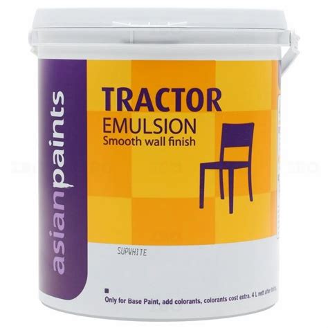 1l Asian Paints Tractor Emulsion Smooth Wall Finish Paint At Rs 169