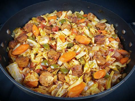 Sausage And Cabbage Skillet Dinner