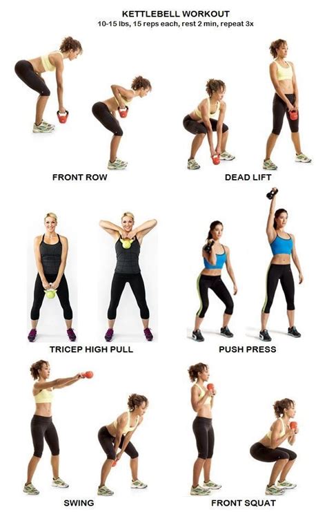 Kettlebell Workout Women S Health 25 Minutes Kettlebell Workout