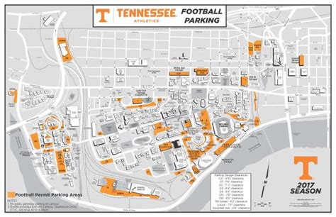 Neyland Stadium Ticket Map