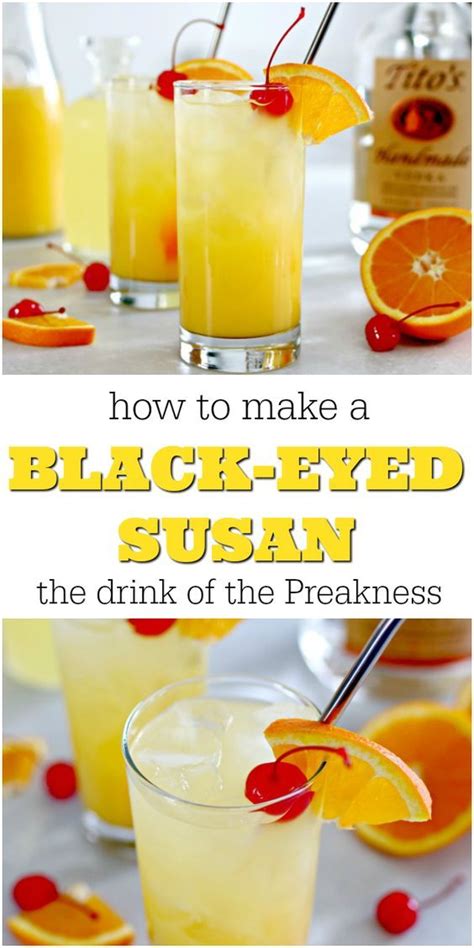 Why the black eyed susan? Black Eyed Susan Cocktail | Recipe | Drinks alcohol ...