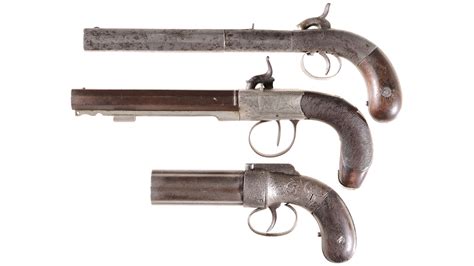 Three Percussion Handguns Rock Island Auction