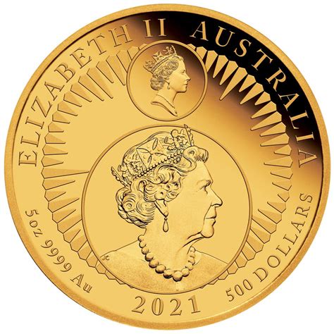 Kangaroo Nugget 2021 5oz Gold Proof Coin