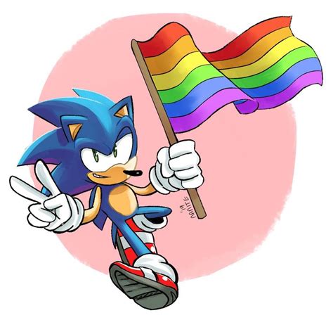 Sonic Says Gay Rights By Nanitecity Sonicthehedgehog