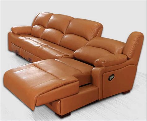 Living Room Sofa Recliner Sofa Cow Genuine Leather Sofa