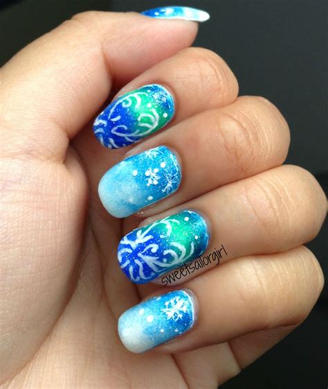 Disney Frozen Elsa Nails Frozen Nail Art Disney Frozen Nails