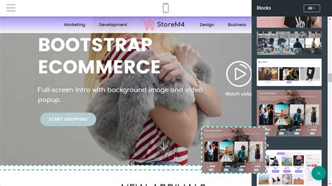 Bootstrap Ecommerce Template Overview