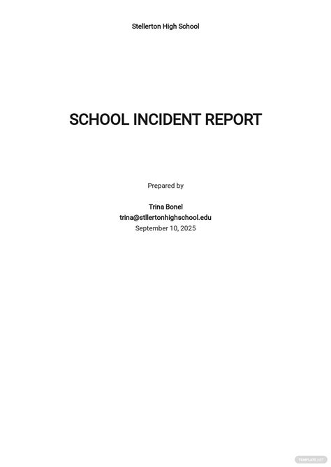14 Free School Report Templates Edit And Download