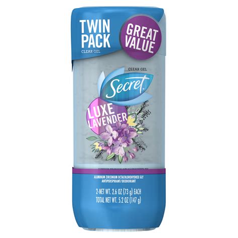 Secret Fresh Clear Gel Antiperspirant Deodorant For Women Luxe