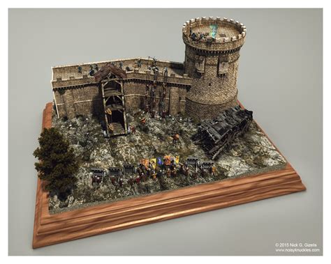 Medieval Siege Diorama