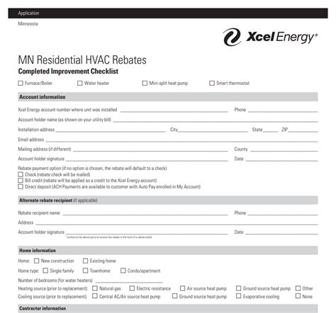 Xcel Energy Commerical Rebates