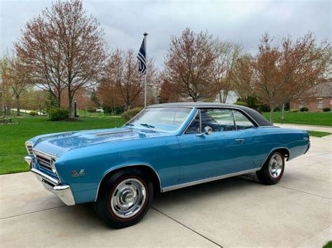Frame off restored.ac,ps,pb,new everything.engine,700 r,wheels,tires,brakes,radio,interior even underneath all new.power coated. 1967 Chevy Chevelle SS 396 / 4 Speed! AC! Marina Blue ...