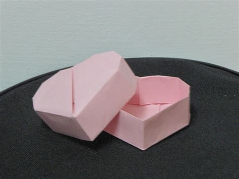 El Arte Del Origami Caja En Forma De Corazón