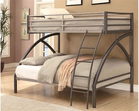 Coaster Bunks Twin Over Full Contemporary Bunk Bed Co 460079