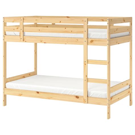 Mydal Bunk Bed Frame Pine 90x200 Cm Ikea