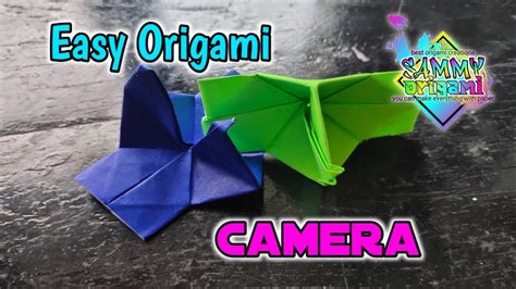 Easy Origami Camera How To Make Origami Camera Easy To Follow Youtube