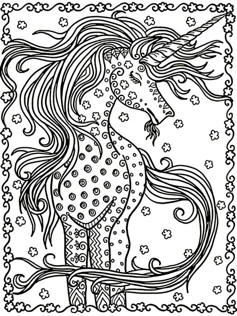 antistress unicorn coloring pages    print