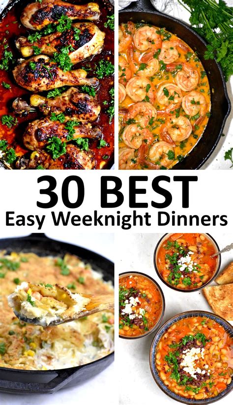 The 30 BEST Easy Weeknight Dinners GypsyPlate