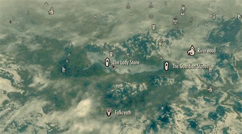The Lady Stone Standing Stone Primary Location The Elder Scrolls V