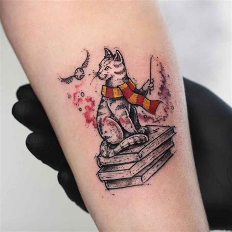 Harry Potter Cat Tattoo Best Tattoo Ideas Gallery