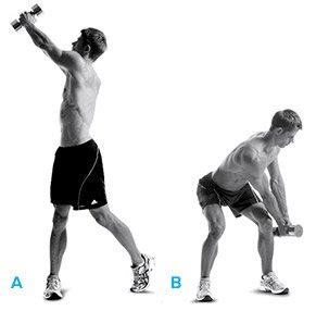 Grab some dumbbells that will make you work hard during. Spartacus Workout: The Triple Set Scorcher