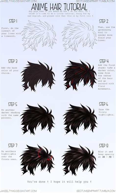 Hair Colouring Tutorial By Blurrymls On Deviantart Coloring Tutorial