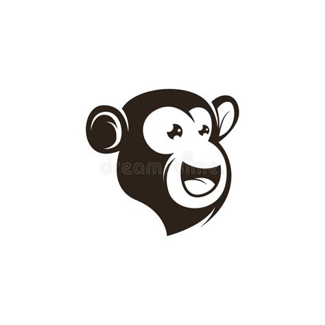 Monkey Head Logo Template Vector Monkey Face Logo Template Vector
