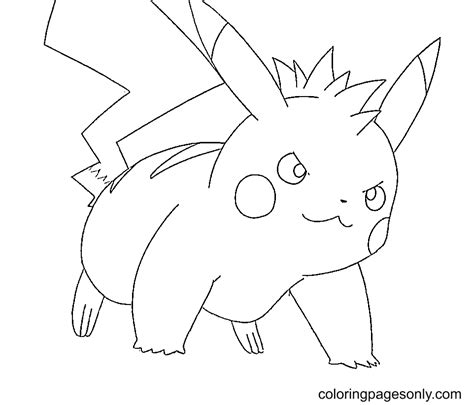 Pokemon Pikachu Free Coloring Pages Free Printable Coloring Pages