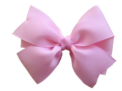4 Inch Light Pink Hair Bow Light Pink Bow Hair Bows Girls