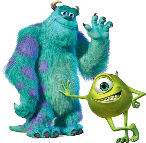 Sully And Mikey PSD Official PSDs Monsters Inc Logo Monsters Inc Characters Walt Disney