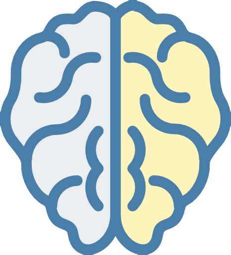 мозг наука значок в Science Flat Line Icons