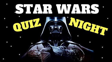 Tickets For Star Wars Quiz Night In East Victoria Park From Ticketbooth