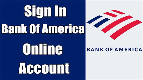 Bank Of America Online Banking Login Bank Of America Online Account Sign In Password