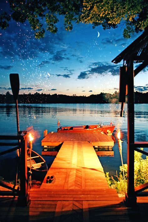 What food do i serve in the summer night : Night On The Lake Pictures, Photos, and Images for ...