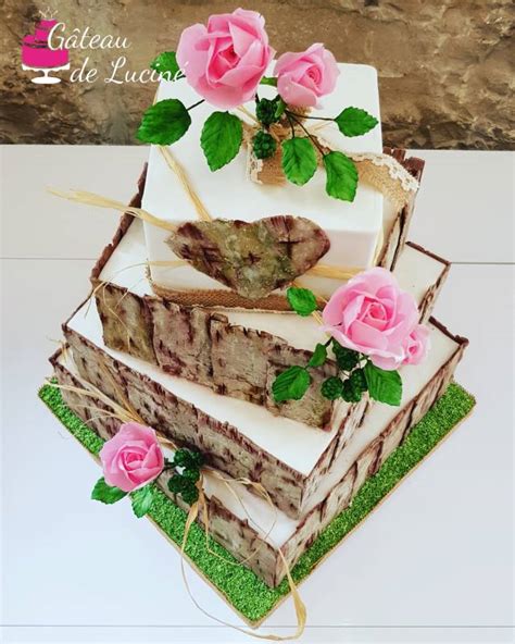 Country Wedding Cake Decorated Cake By Gâteau De Luciné Cakesdecor