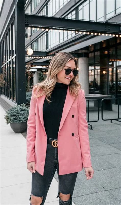 Pink Blazer Outfits Ideas In Blazer Outfits For Women