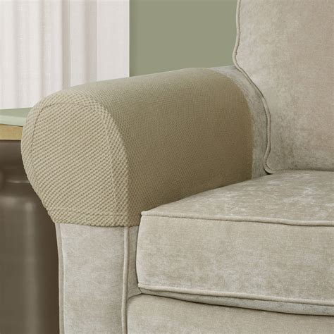 L52 x w18 x h28cm. 2 Pcs Armrest Covers Stretchy Set Chair or Sofa Arm ...