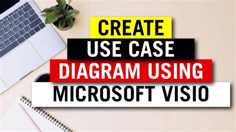 Create Use Case Diagram Using Ms Visio Youtube