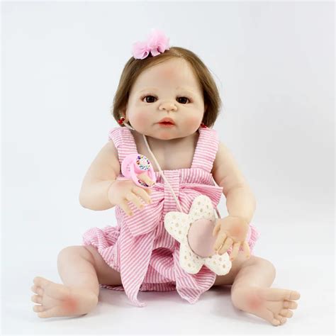 Npkcollection 22 Full Silicone Reborn Baby Girl Doll Bebe Alive