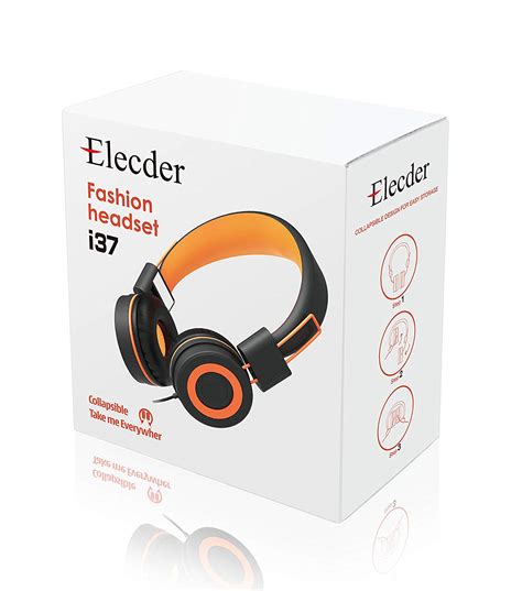 Elecder I37 Kids Headphones Children Girls Boys Teens Adults Foldable