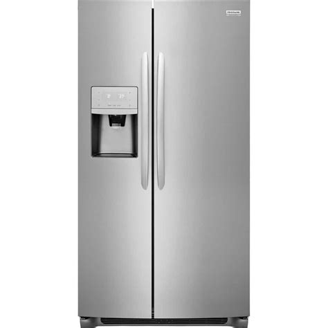 Frigidaire Gallery 256 Cu Ft Side By Side Refrigerator In Stainless
