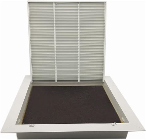 Buy Steel Fixed Bar Return Air Filter Grille With Plenum Box 24 X 24