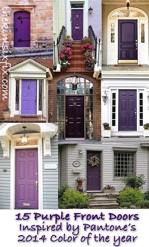 Image Result For Purple Front Door Exterior Door Colors Exterior