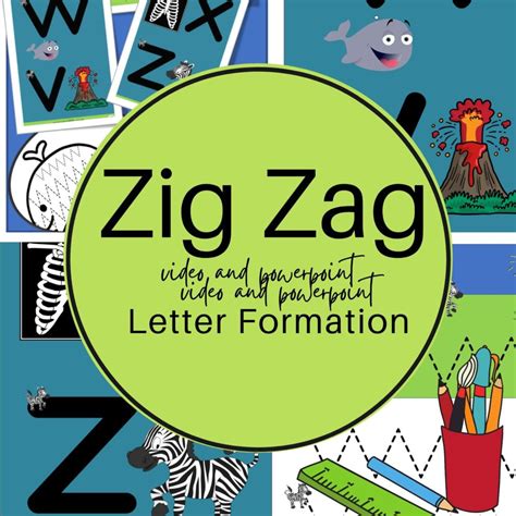 Handwriting Zig Zag Letter Formation Activity Resource • Teacha