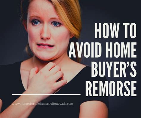 How To Avoid Home Buyers Remorse