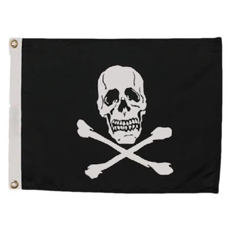 Seachoice 78251 12 X 18 Nylon Jolly Roger Flag
